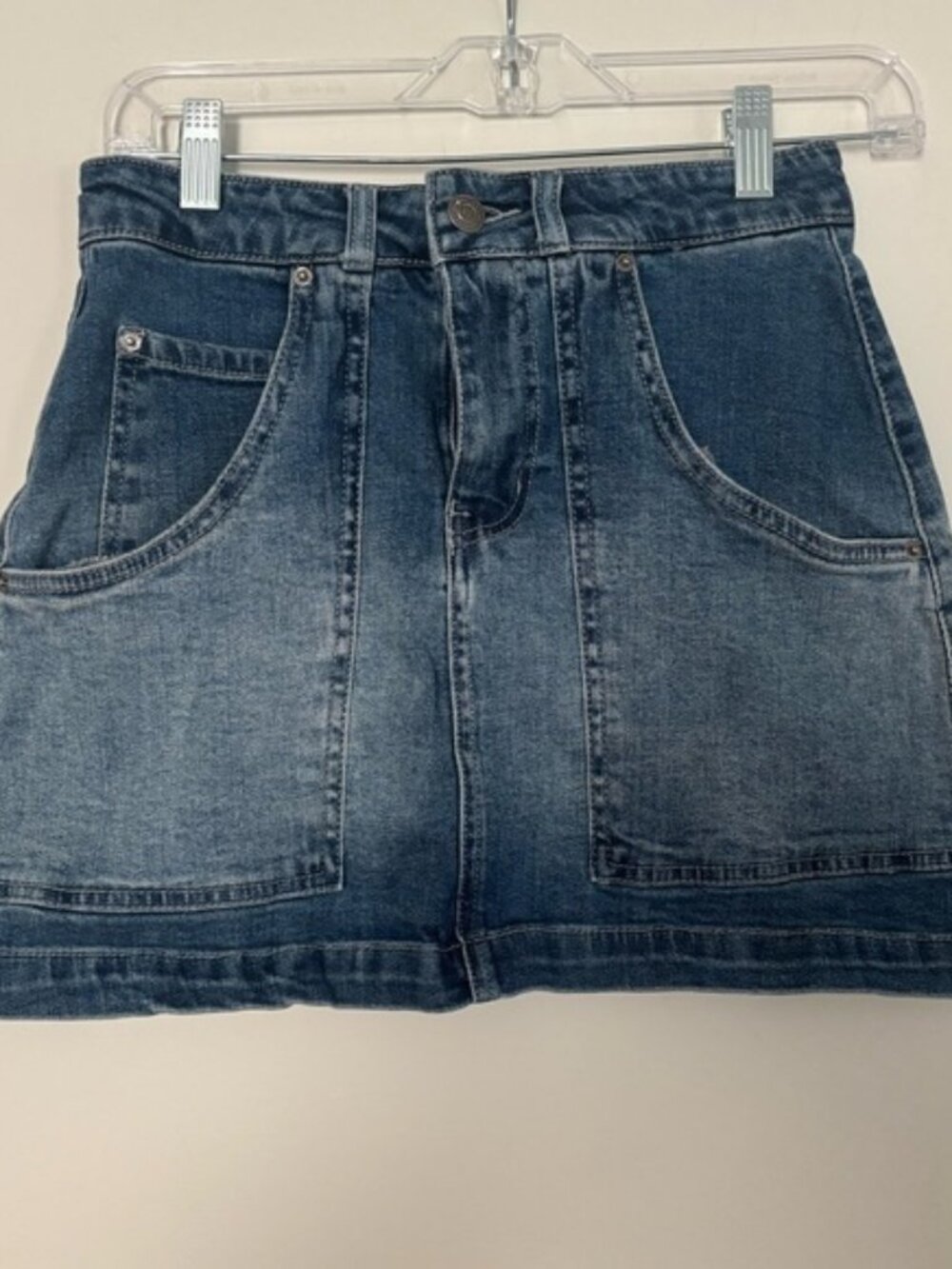 Denim Mini Skirt